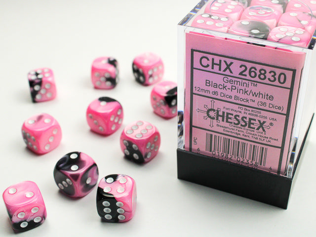 Chessex Gemini 12mm d6 Dice Set