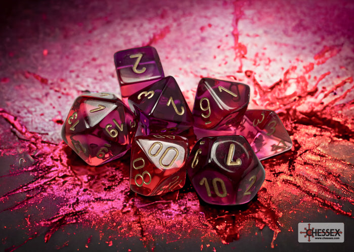 Chessex Gemini Polyhedral 7-Dice Set