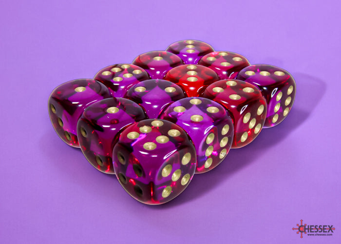 Chessex 16mm 12d6 Gemini Dice Set