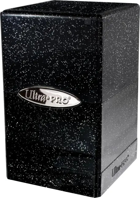 Ultra PRO Deck Box-Satin Tower Glitter Black
