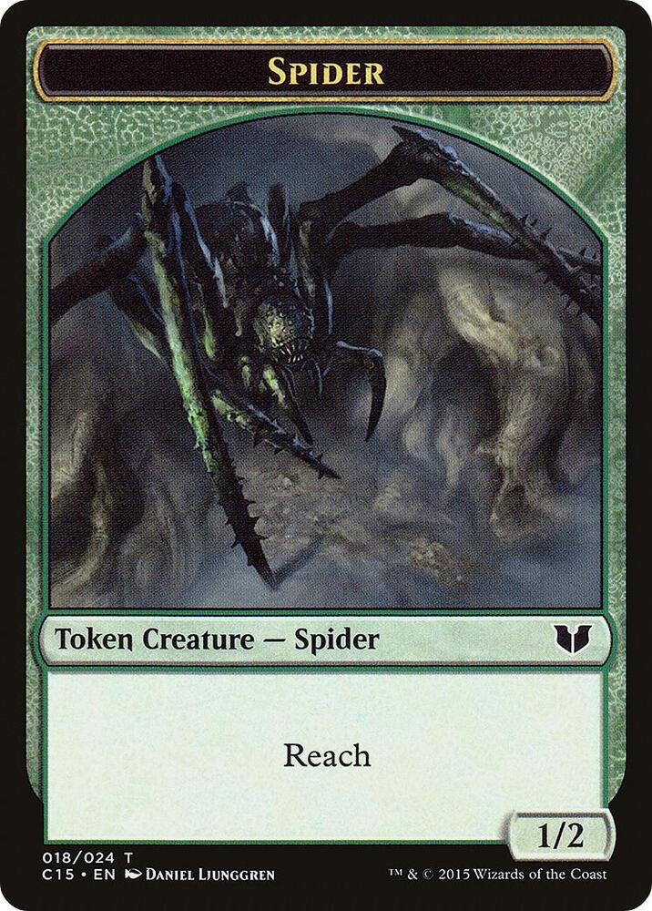 Saproling // Spider Double-Sided Token (Back)