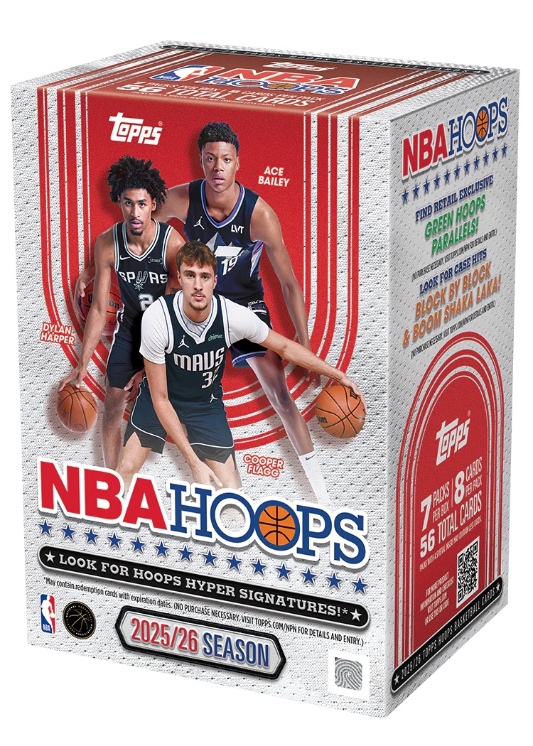 Topps 2025-2026 Hoops Basketball Blaster Value Box