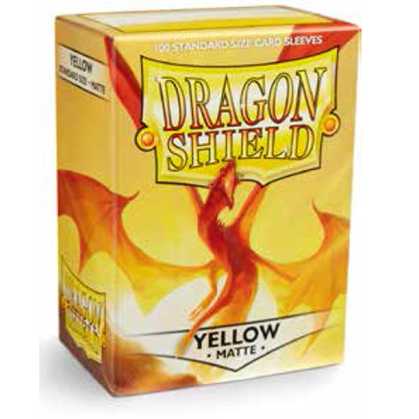 Dragon Shield Sleeves: Standard- Matte Yellow (100 ct.)