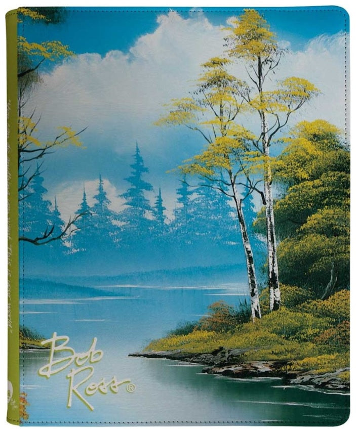 Binder: PRO 9-Pocket Zippered- Bob Ross