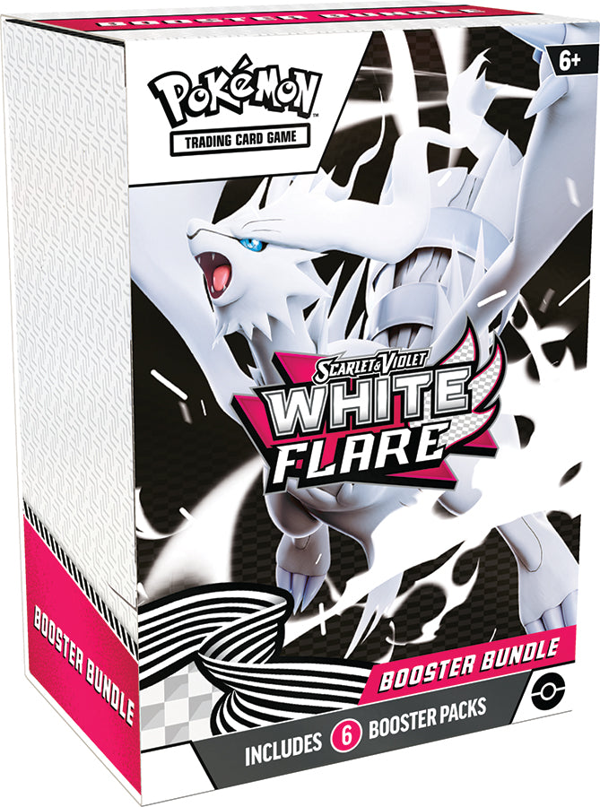 Pokemon TCG: Scarlet & Violet - White Flare Booster Bundle Wolf Den Gaming Pokemon TCG: Scarlet & Violet - White Flare Booster Bundle Wolf Den Gaming