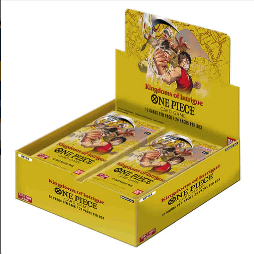 One Piece TCG: Kingdoms of Intrigue Booster Box (24 Packs) (OP-04)
