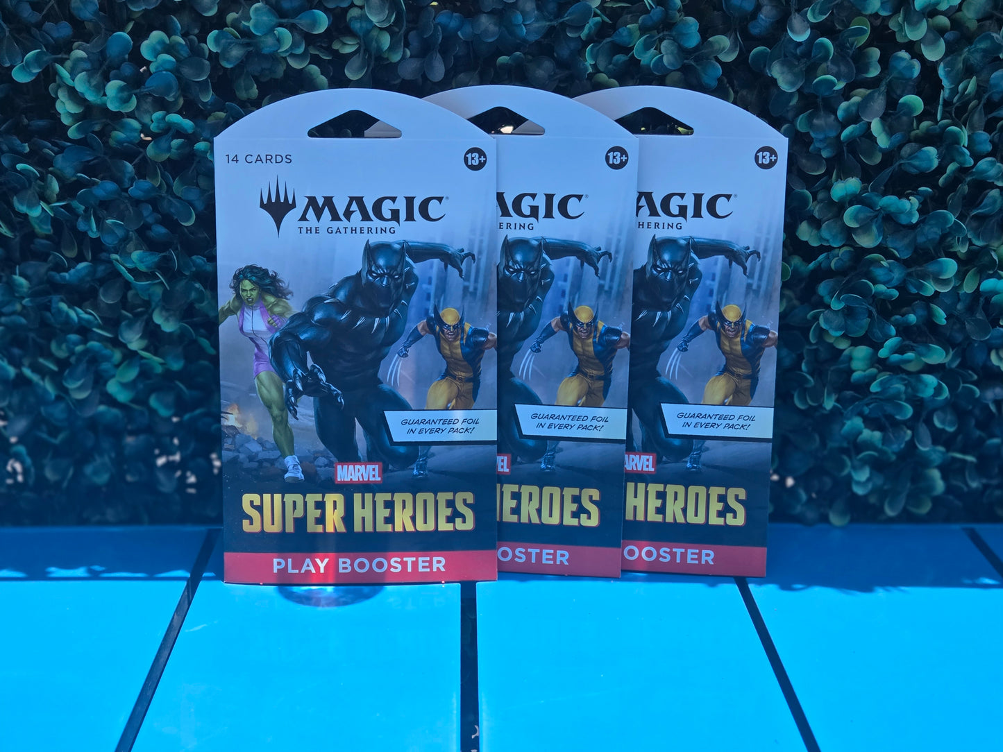 Magic the Gathering: Marvel Super Heroes Sleeved Booster Packs