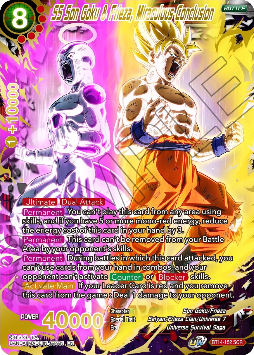 SS Son Goku & Frieza, Miraculous Conclusion