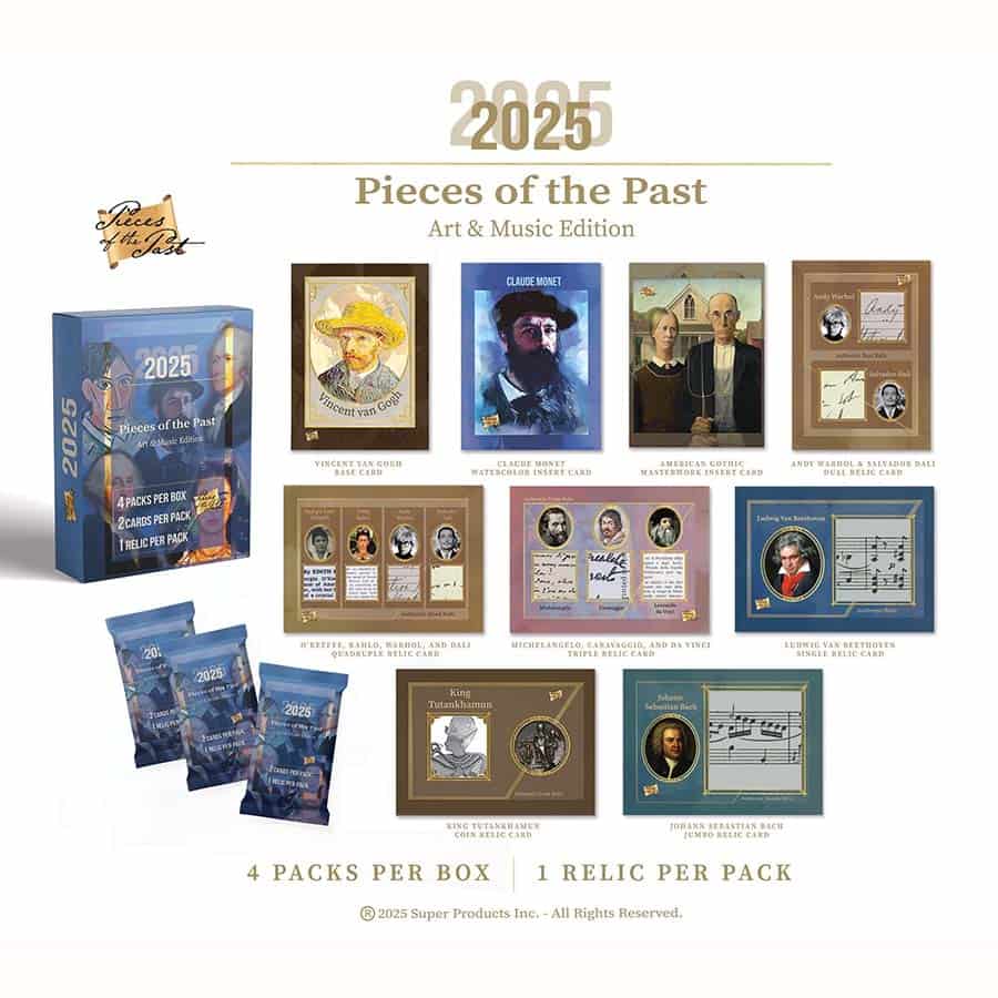 2025 Super Break Pieces of the Past Art & Music Edition Hobby