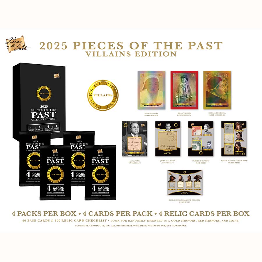 2025 Pieces of the Past Villains Edition
