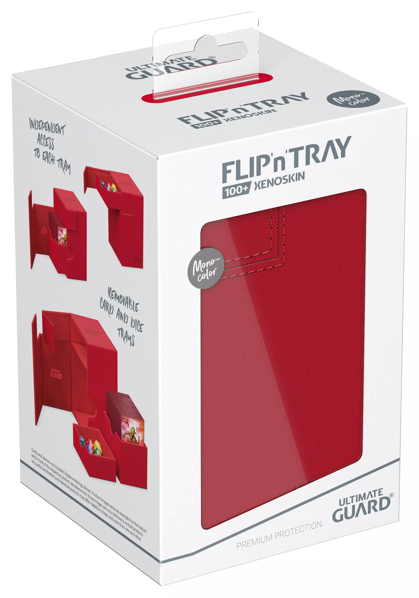 Deck Case: Flip´n´Tray 100+ Standard Size Monocolor- Black