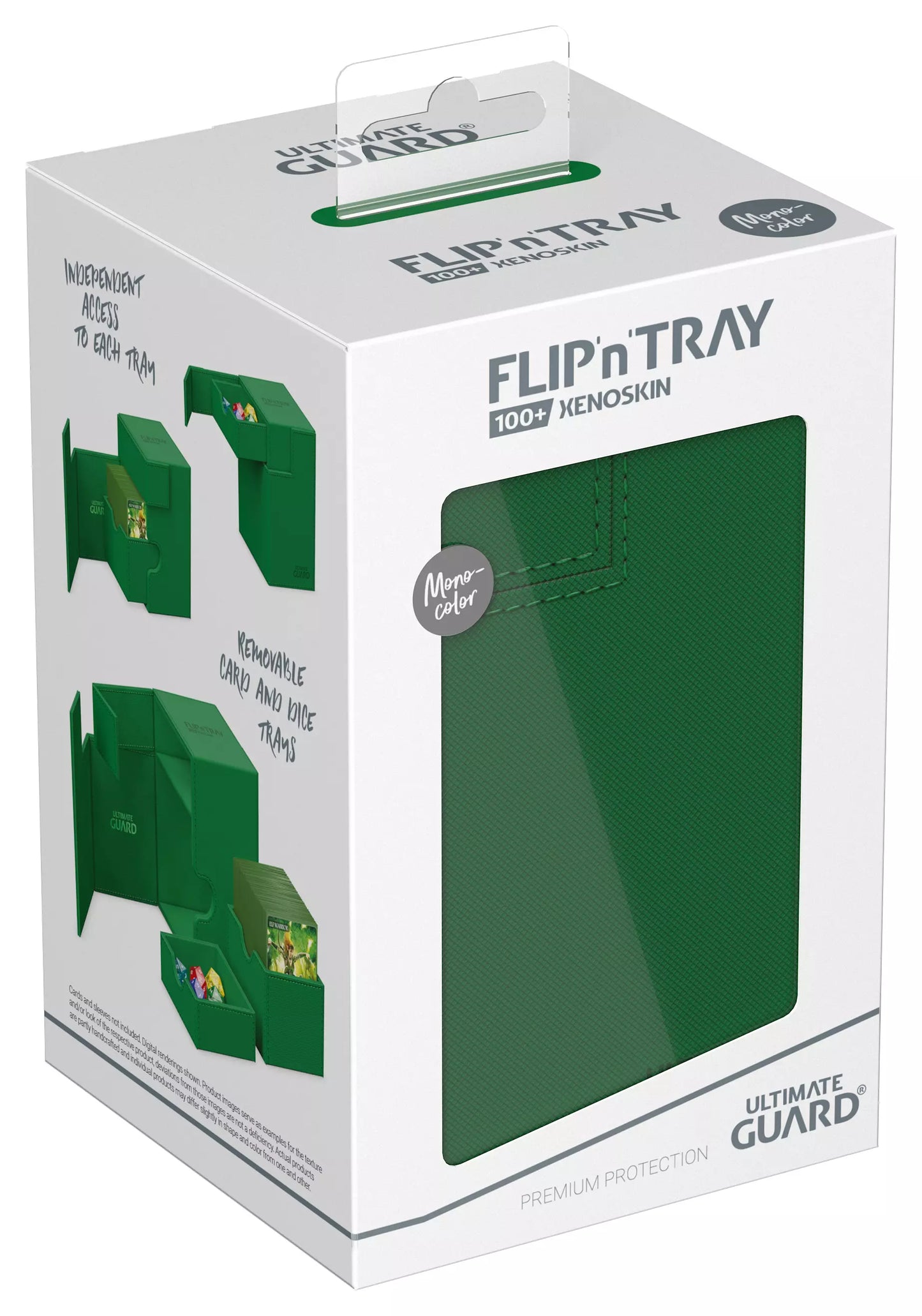 Deck Case: Flip´n´Tray 100+ Standard Size Monocolor- Black