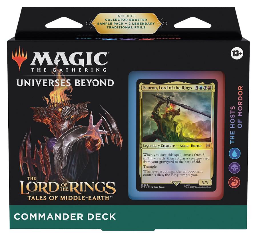MTG: Lord of the Rings Commander Deck - The Hosts of Mordor Wolf Den Gaming MTG: Lord of the Rings Commander Deck - The Hosts of Mordor Wolf Den Gaming