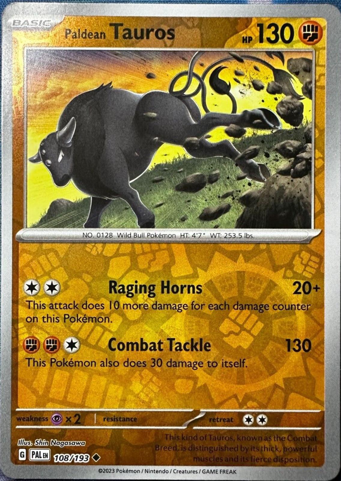Paldean Tauros - 108/193