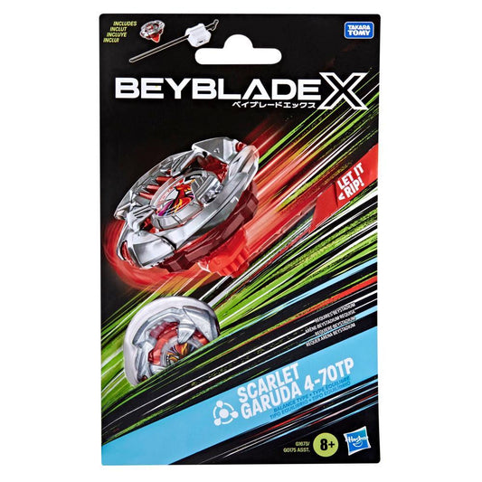 Beyblade X Scarlet Garuda 4-70TP BX Starter Set w/Balance Top & Launcher