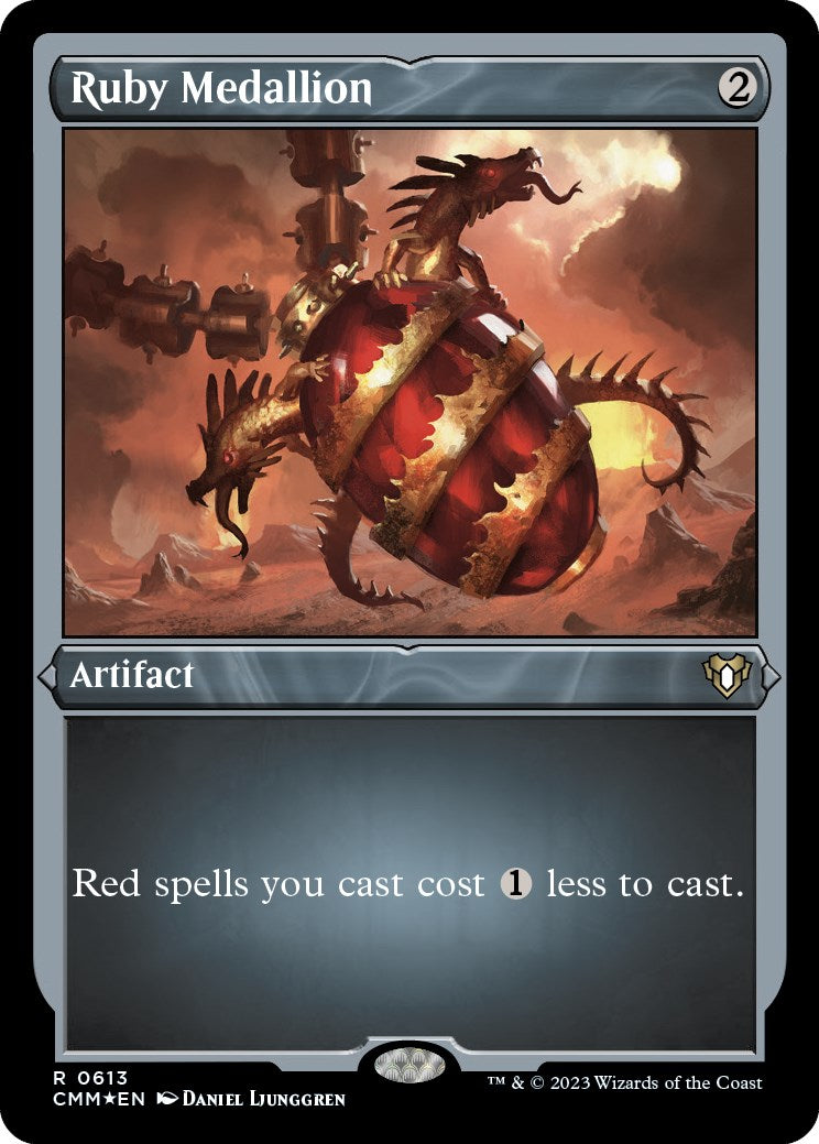 Ruby Medallion (Foil Etched)