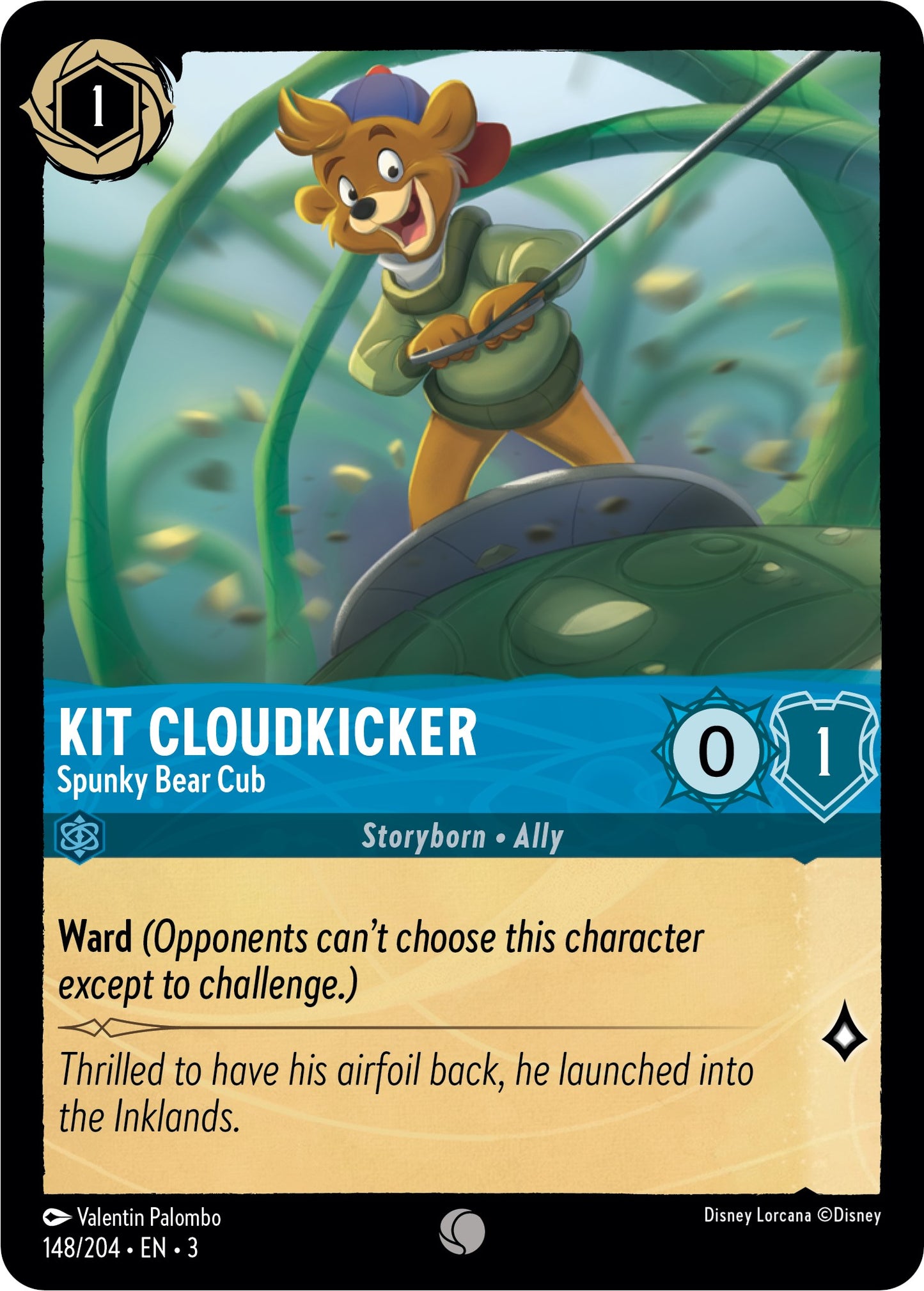 Kit Cloudkicker - Spunky Bear Cub