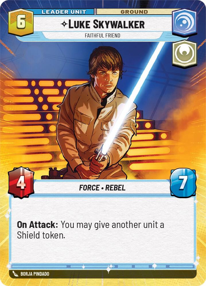 Luke Skywalker - Faithful Friend (Hyperspace) (Back)