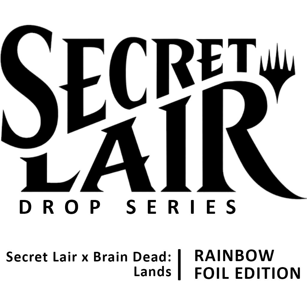 Secret Lair Drop: Secret Lair x Brain Dead: Lands - Rainbow Foil Edition