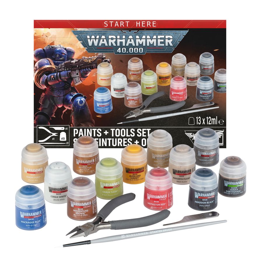 Warhammer: 40000 - Paint + Tools set (July 2026 Release)