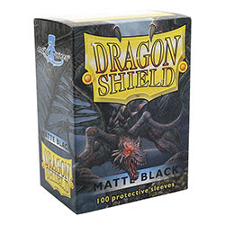 Dragon Shield Sleeves: Standard - Matte Black (100 ct.)