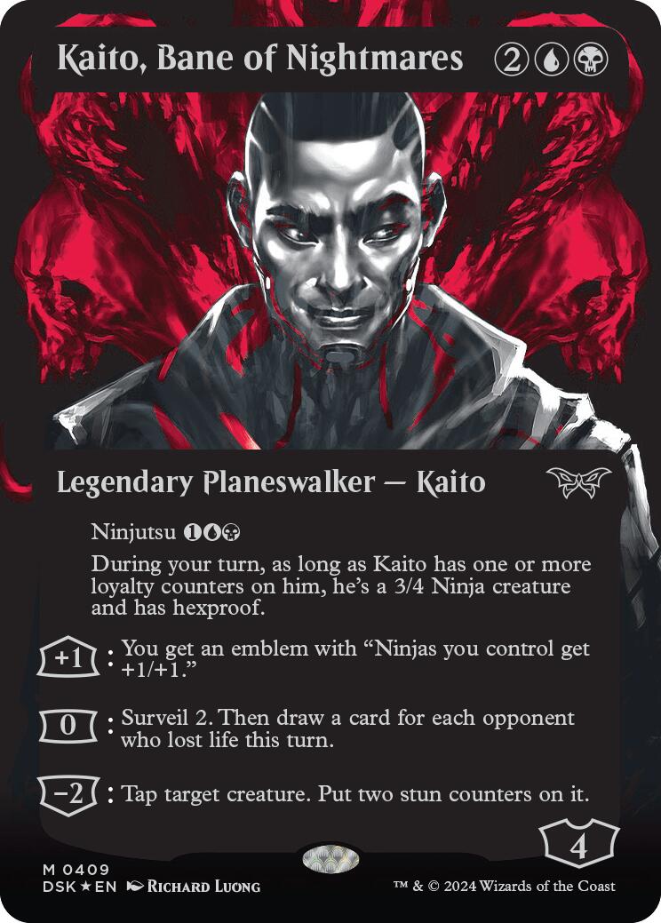 Kaito, Bane of Nightmares (Showcase) (Textured Foil)