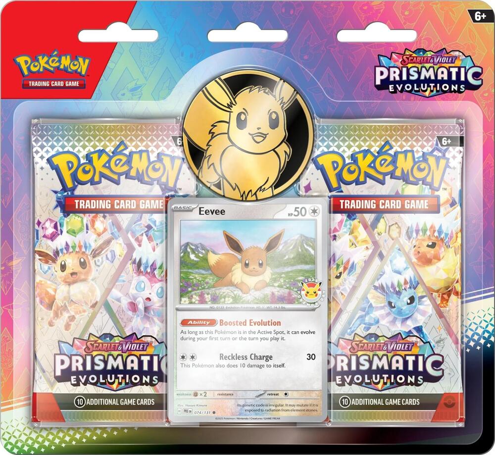 Pokémon TCG: Scarlet & Violet—Prismatic Evolutions 2-Pack Blister