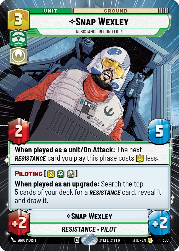 Snap Wexley - Resistance Recon Flier (Hyperspace)