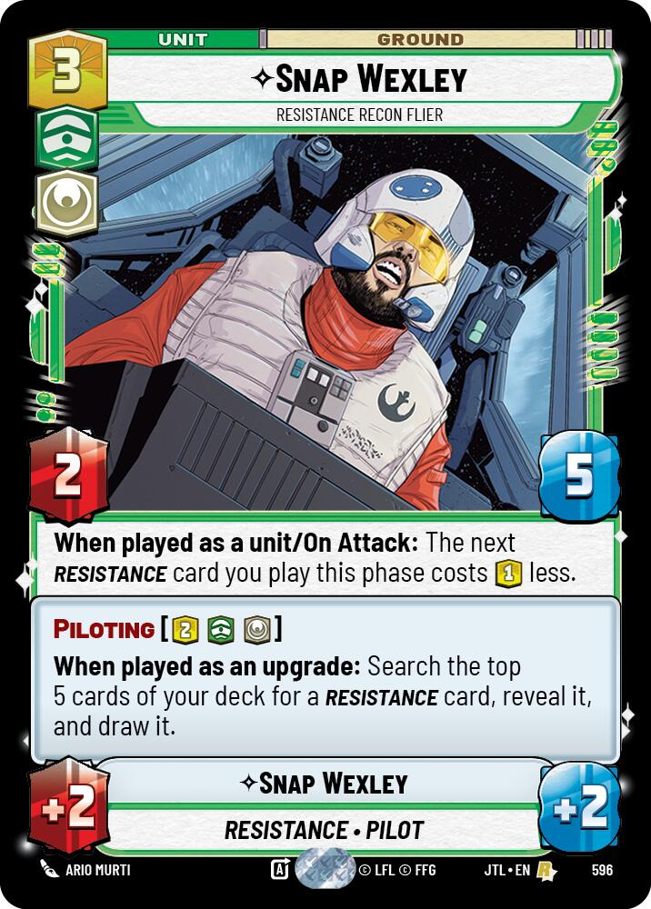 Snap Wexley - Resistance Recon Flier (Foil)