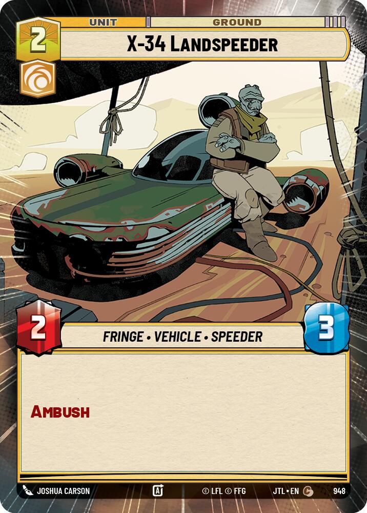 X-34 Landspeeder (Hyperspace Foil)