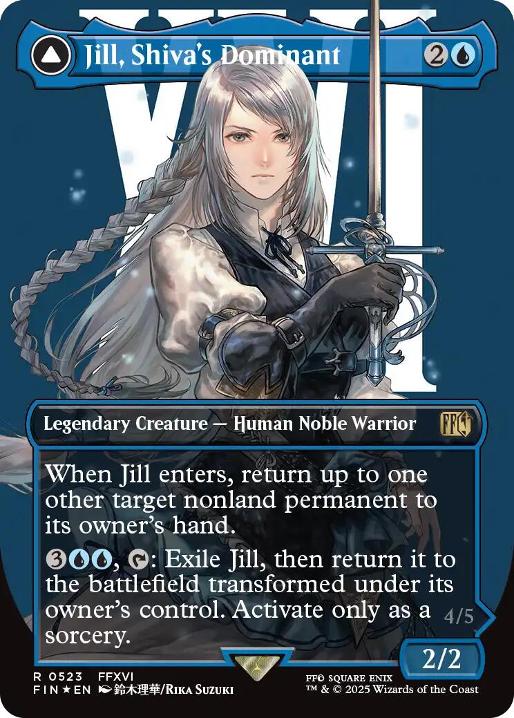 Jill, Shiva's Dominant (Borderless) (Surge Foil)