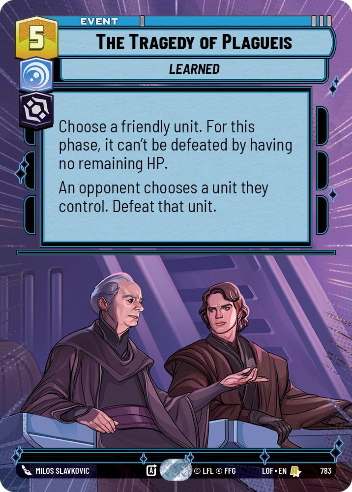 The Tragedy of Plagueis (Hyperspace Foil)