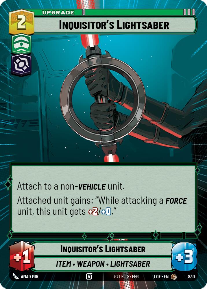Inquisitor's Lightsaber (Hyperspace Foil)