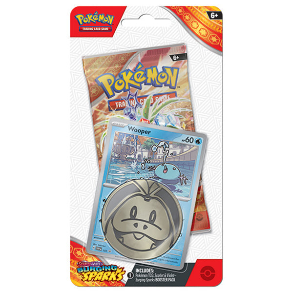 Pokemon TCG: Scarlet & Violet 08 Surging Sparks- Checklane Blister Pack Pokemon TCG: Scarlet & Violet 08 Surging Sparks- Checklane Blister Pack