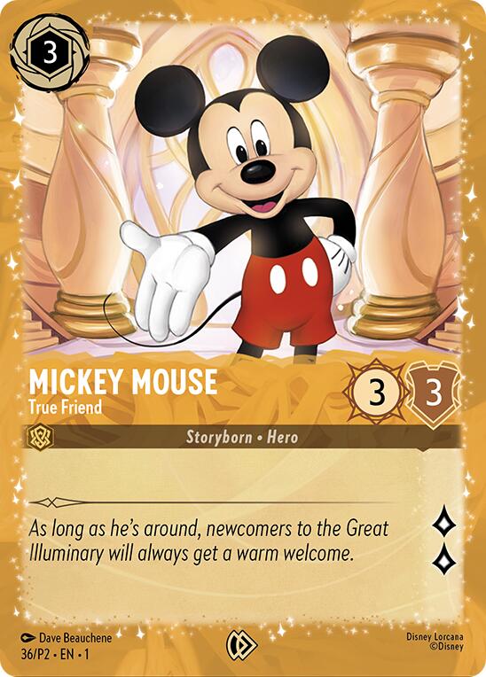 Disneyカード Disney & Pixar Mickey& Friends Mickey Mouse - True Friend (Puzzle Promo) [DLPC - 36] – Wolf Den