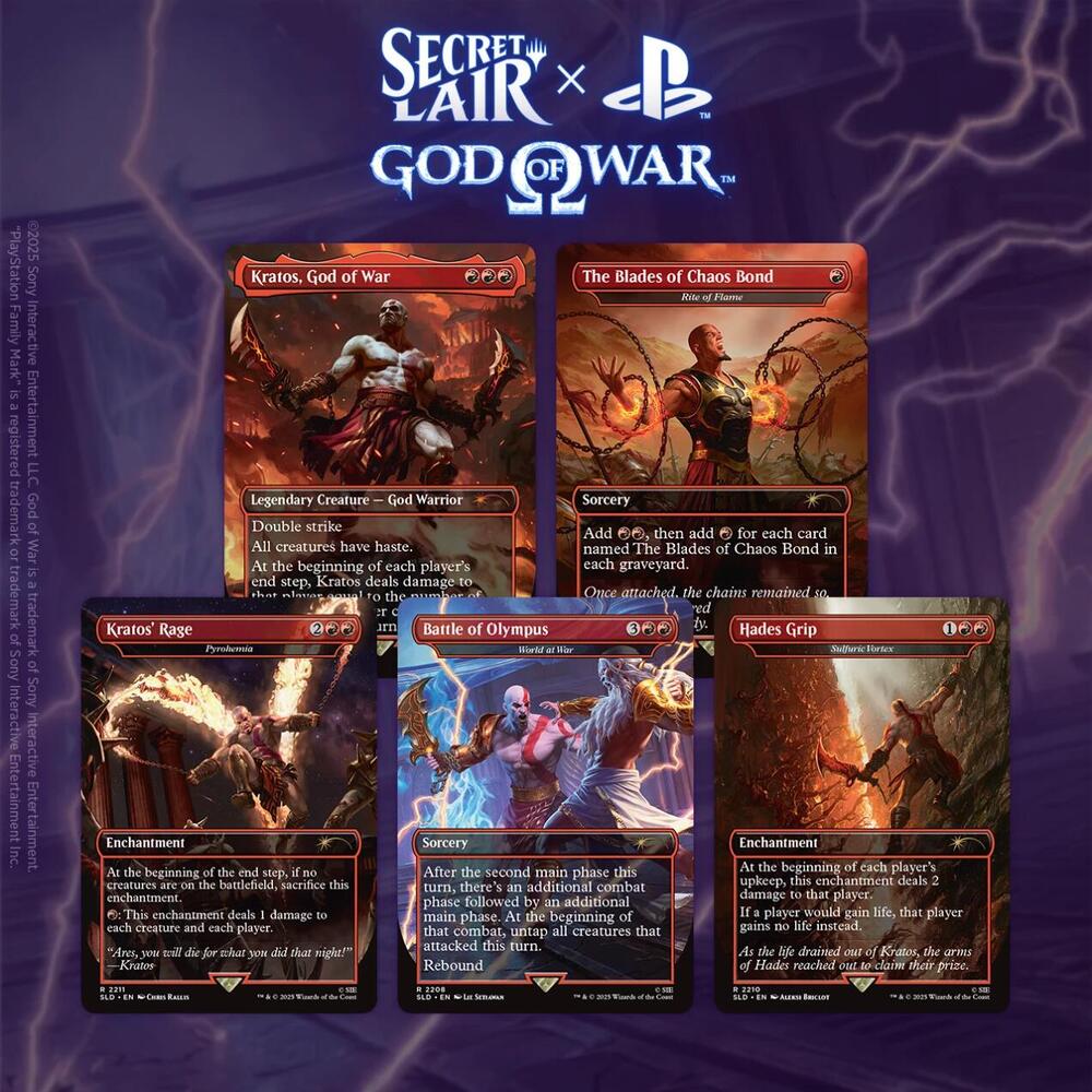 MTG Secret Lair x God of War: Greek - Non-Foil Edition