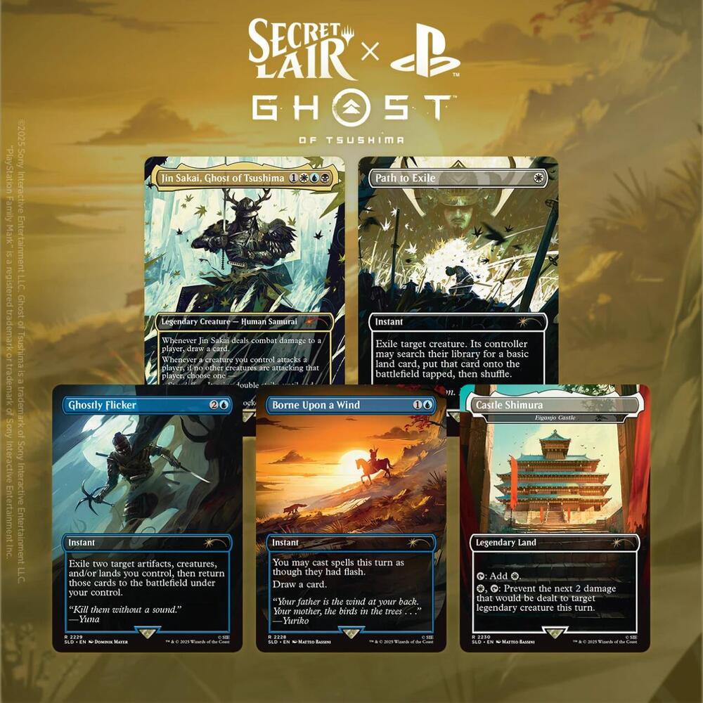 MTG Secret Lair x Ghost of Tsushima - Non-Foil Edition