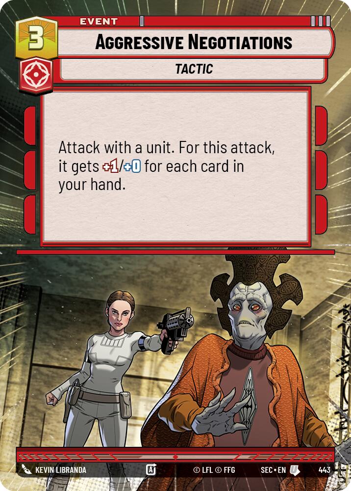 Aggressive Negotiations (Hyperspace)