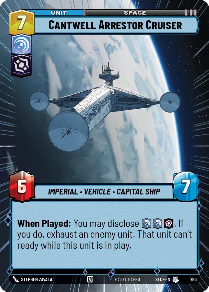 Cantwell Arrestor Cruiser (Hyperspace Foil)