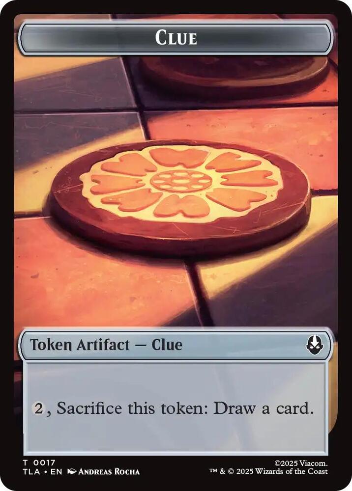 Ally (0006) // Clue (0017) Double-Sided Token (Back)