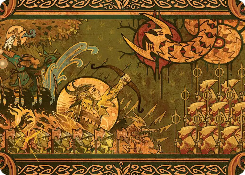Chronicle of Victory Art Card (Gold-Stamped Signature)