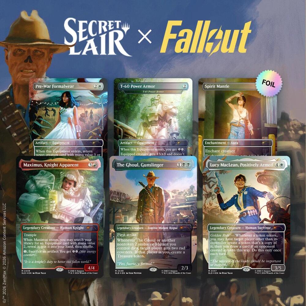 MTG Secret Lair x Fallout: Beyond Vault 33 - Non-Foil