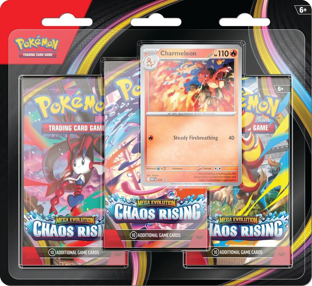 Pokemon: Chaos Rising 3 Pack Blister