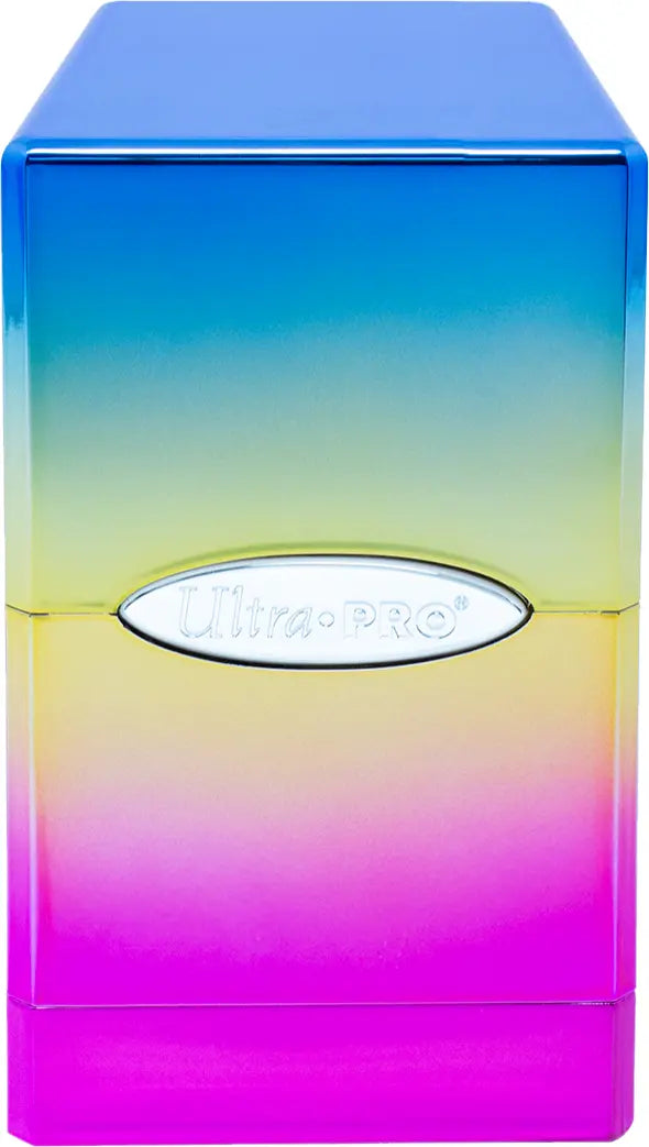 Ultra PRO Deck Box-Satin Tower Hi-Gloss Rainbow