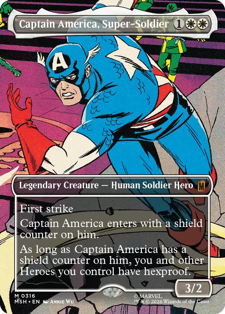 Captain America, Super-Soldier (Borderless) (0316)