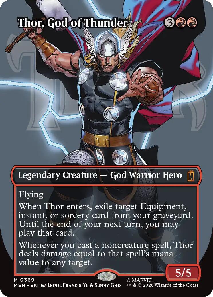 Thor, God of Thunder (Borderless) (0369)