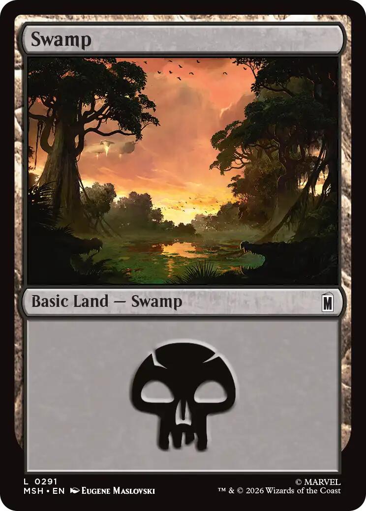 Preorder) Swamp (0291) [MSH - 291] – Wolf Den Gaming