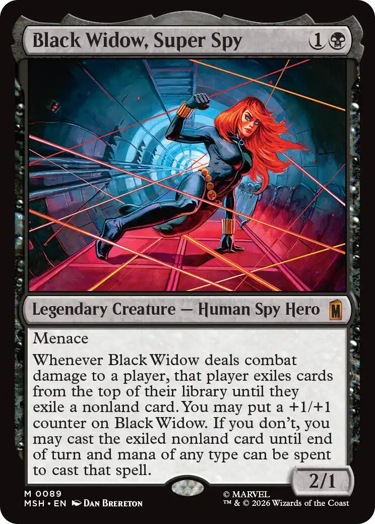 Black Widow, Super Spy