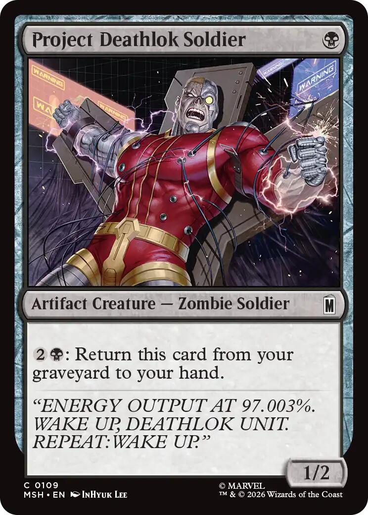 Project Deathlok Soldier
