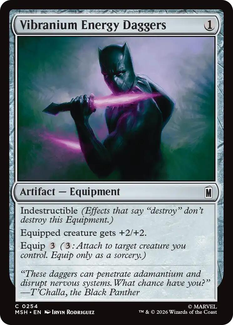 Vibranium Energy Daggers